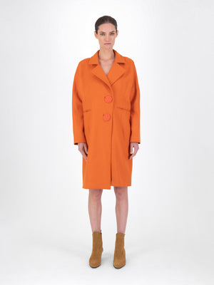 Lissy Coat | Orange Lissy Coat | Orange