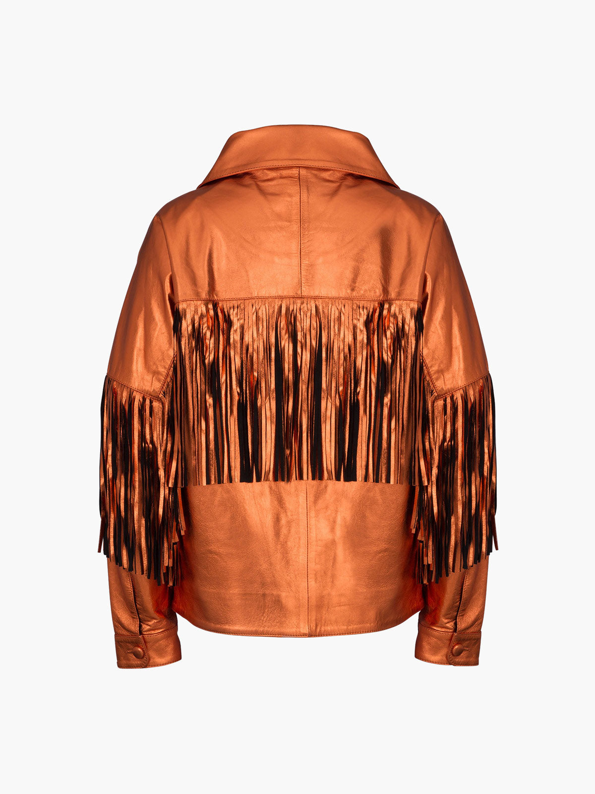 Taylor Jacket | Metallic Orange - Fashionkind