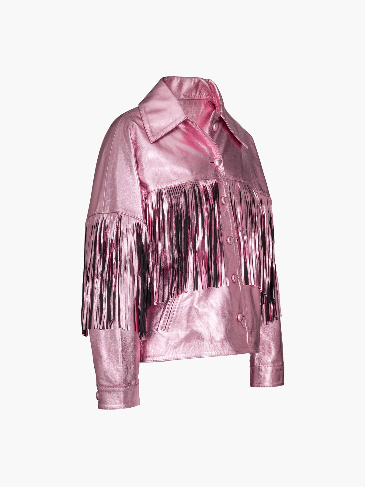 Taylor Jacket | Metallic Pink - Fashionkind