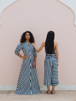 Illusion Dress | Blue Illusion Dress | Blue