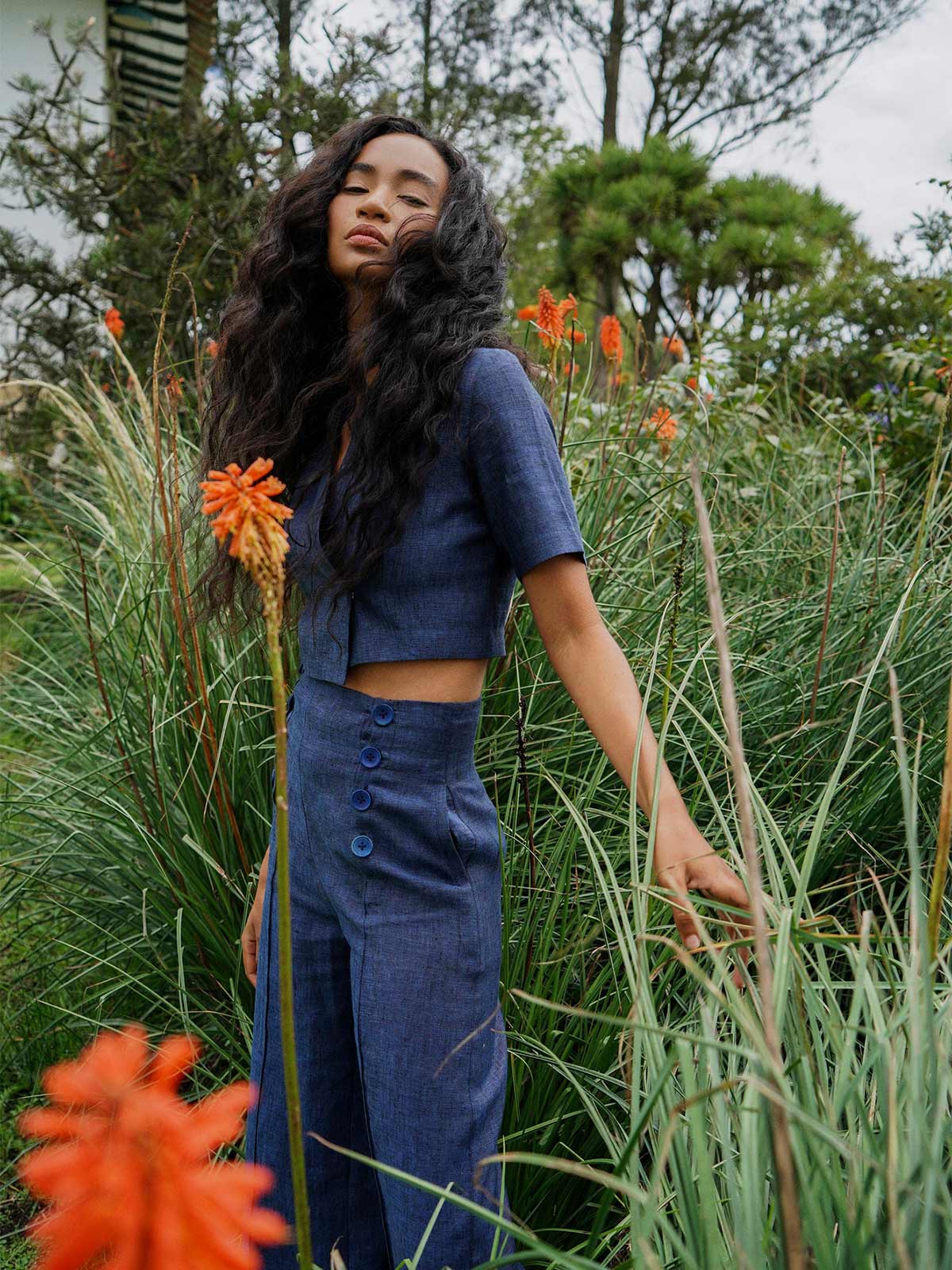 Blue Marine Top Blue Marine Top