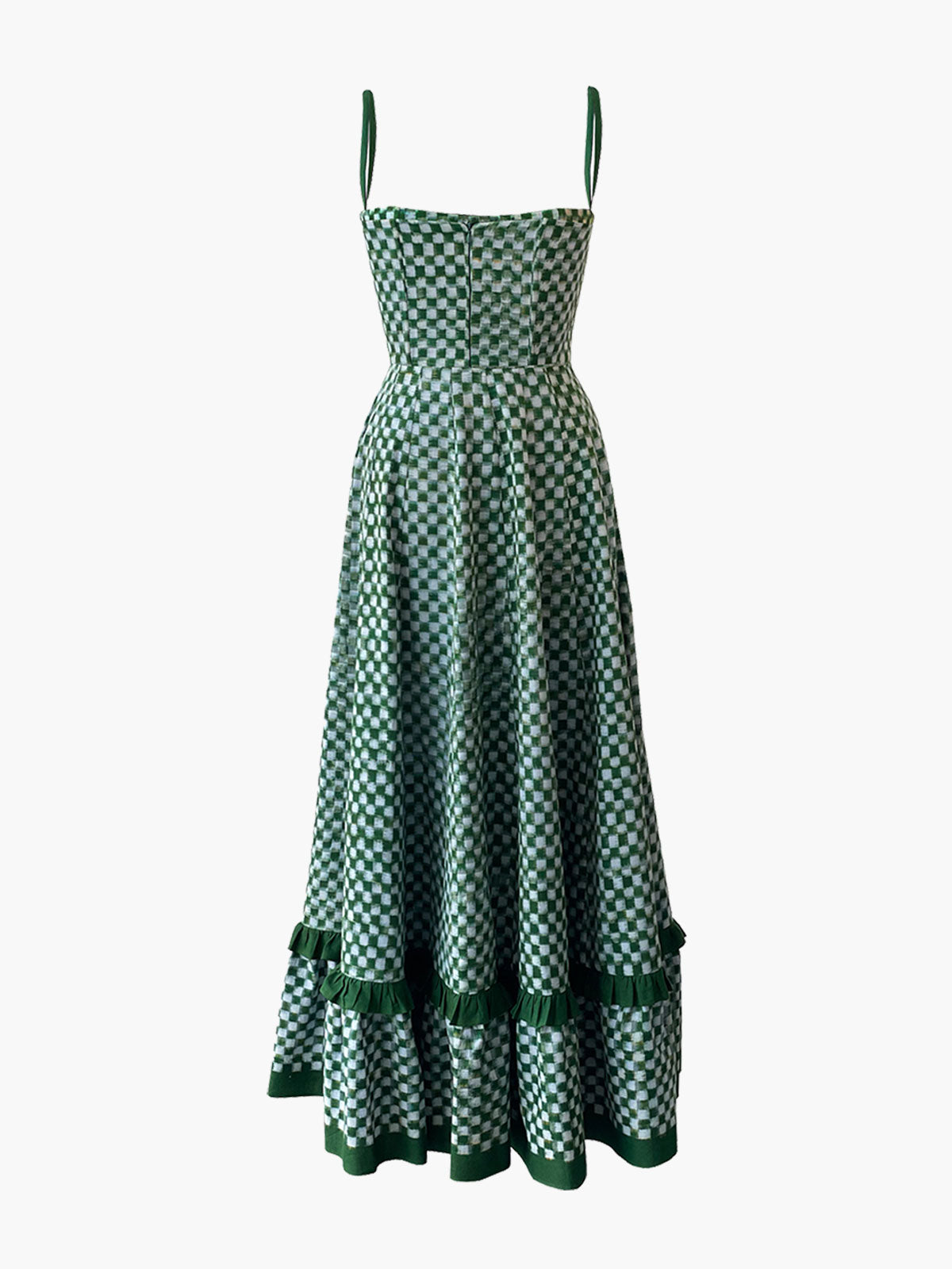 Checkmate Dress | Green Checkmate Dress | Green
