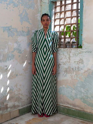 Illusion Dress | Green Illusion Dress | Green