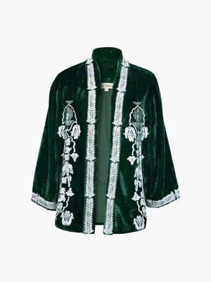 Kimono Jacket | Emerald Green Kimono Jacket | Emerald Green