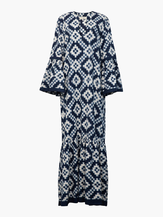 Long Viento Dress | Denim Blue