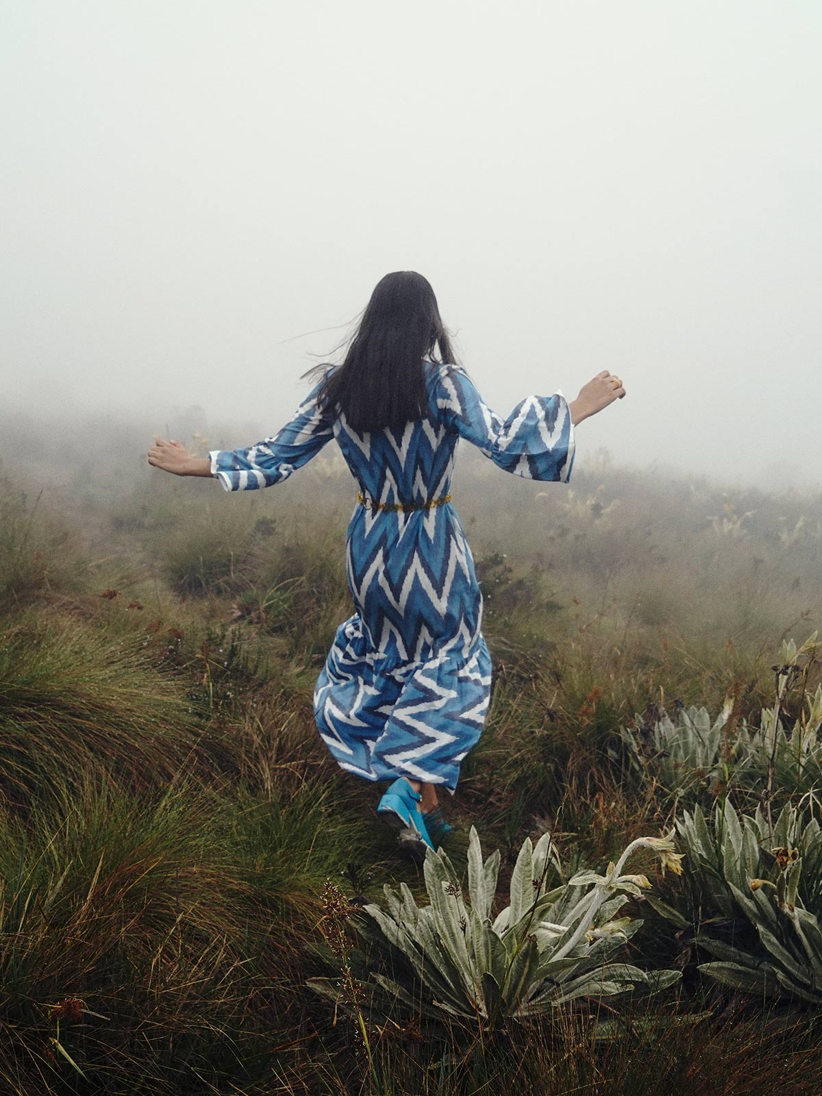 Long Viento Dress | Light Blue Long Viento Dress | Light Blue