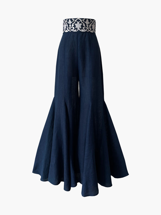 Mermaid Trousers | Navy