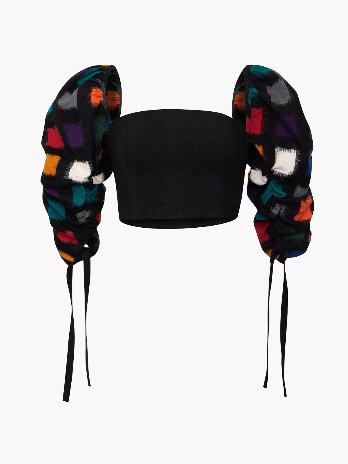 Parampara Crop Top | Black Parampara Crop Top | Black