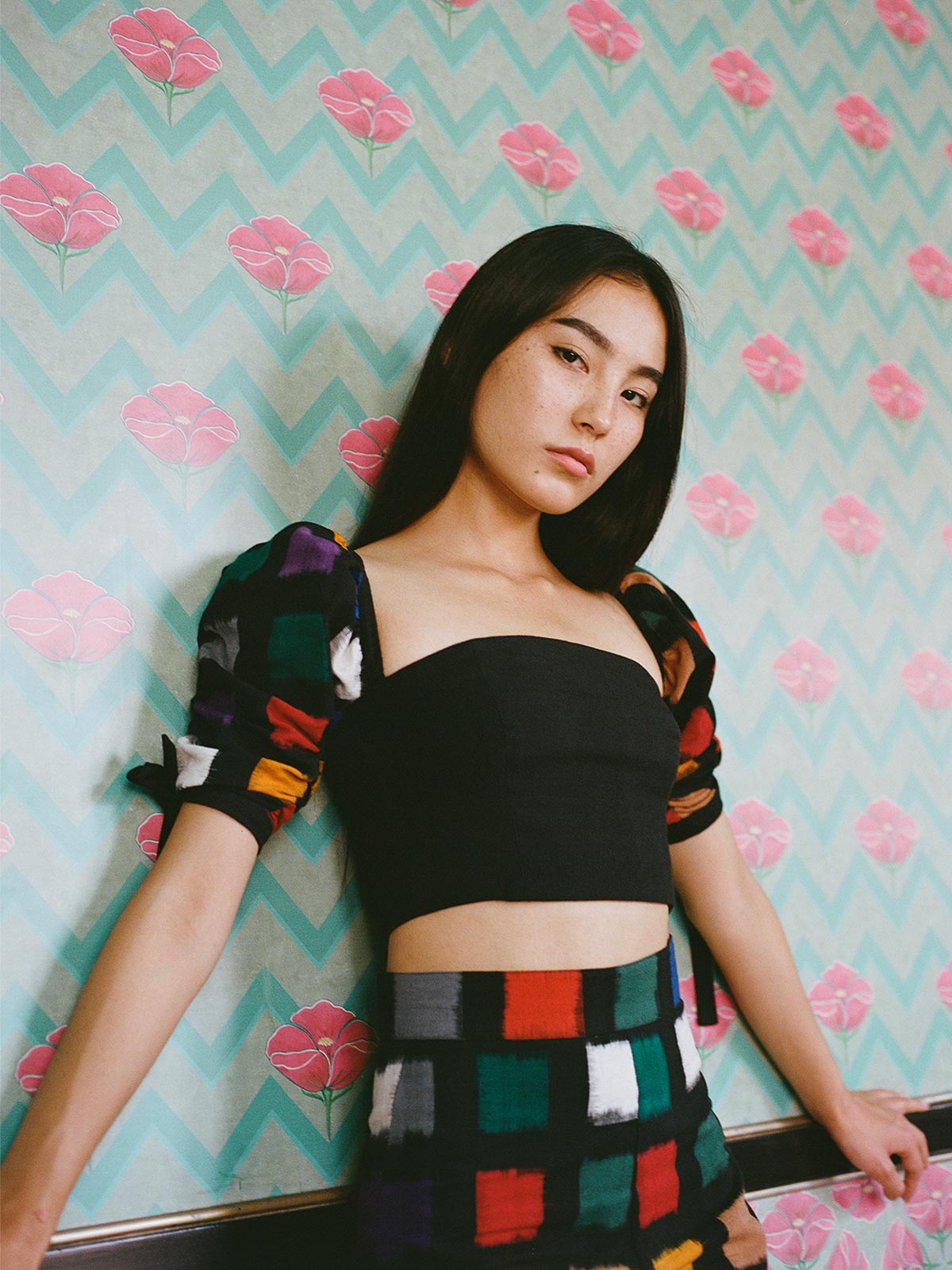 Parampara Crop Top | Black Parampara Crop Top | Black