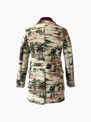 Safari Jacket | Golf Print Safari Jacket | Golf Print