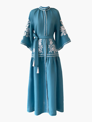 Swan Dress | Turquoise Swan Dress | Turquoise