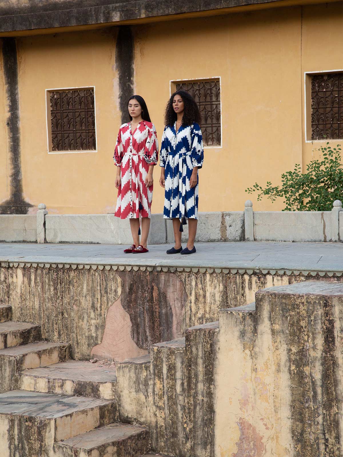 Zig Zag Dress | Red Zig Zag Dress | Red