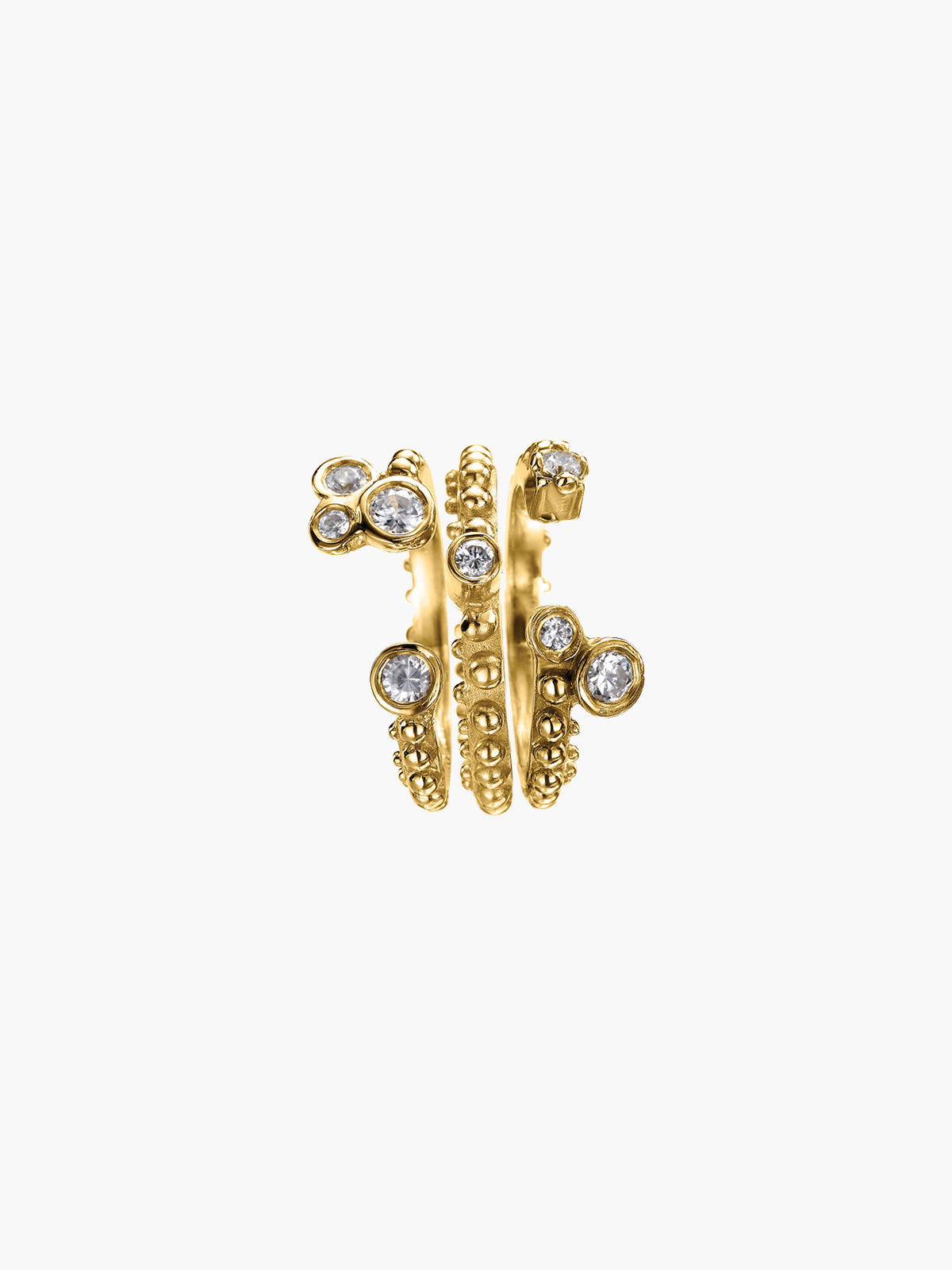 Boheme Lea + Crowns Diamond Rings Set - Fashionkind