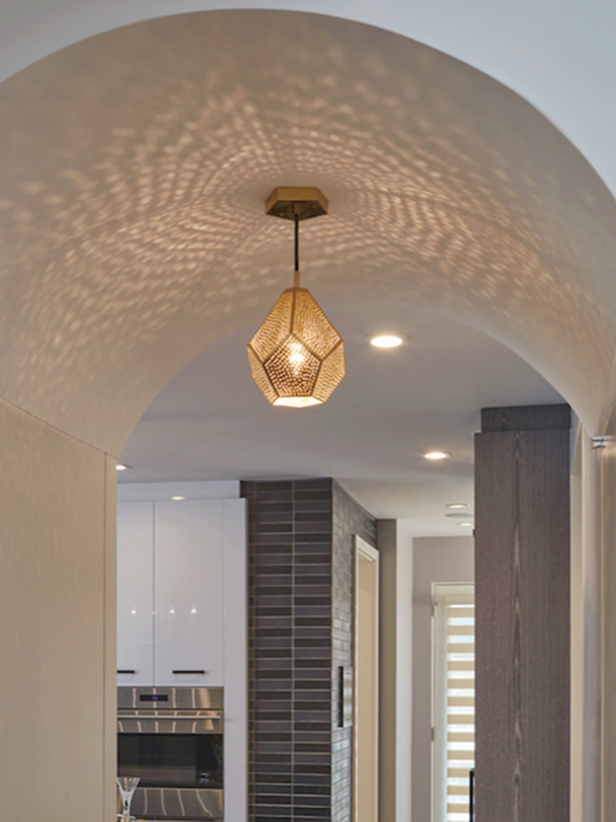 Almas Multi Faceted Hanging Light Almas Multi Faceted Hanging Light