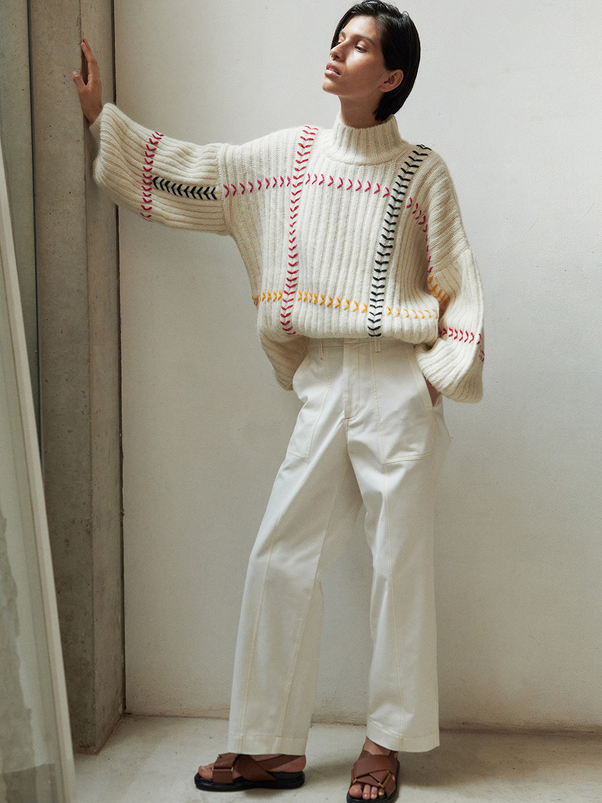 Mayu Sweater | Ivory Mayu Sweater | Ivory