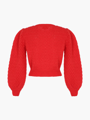 Milagros Sweater | Red Milagros Sweater | Red