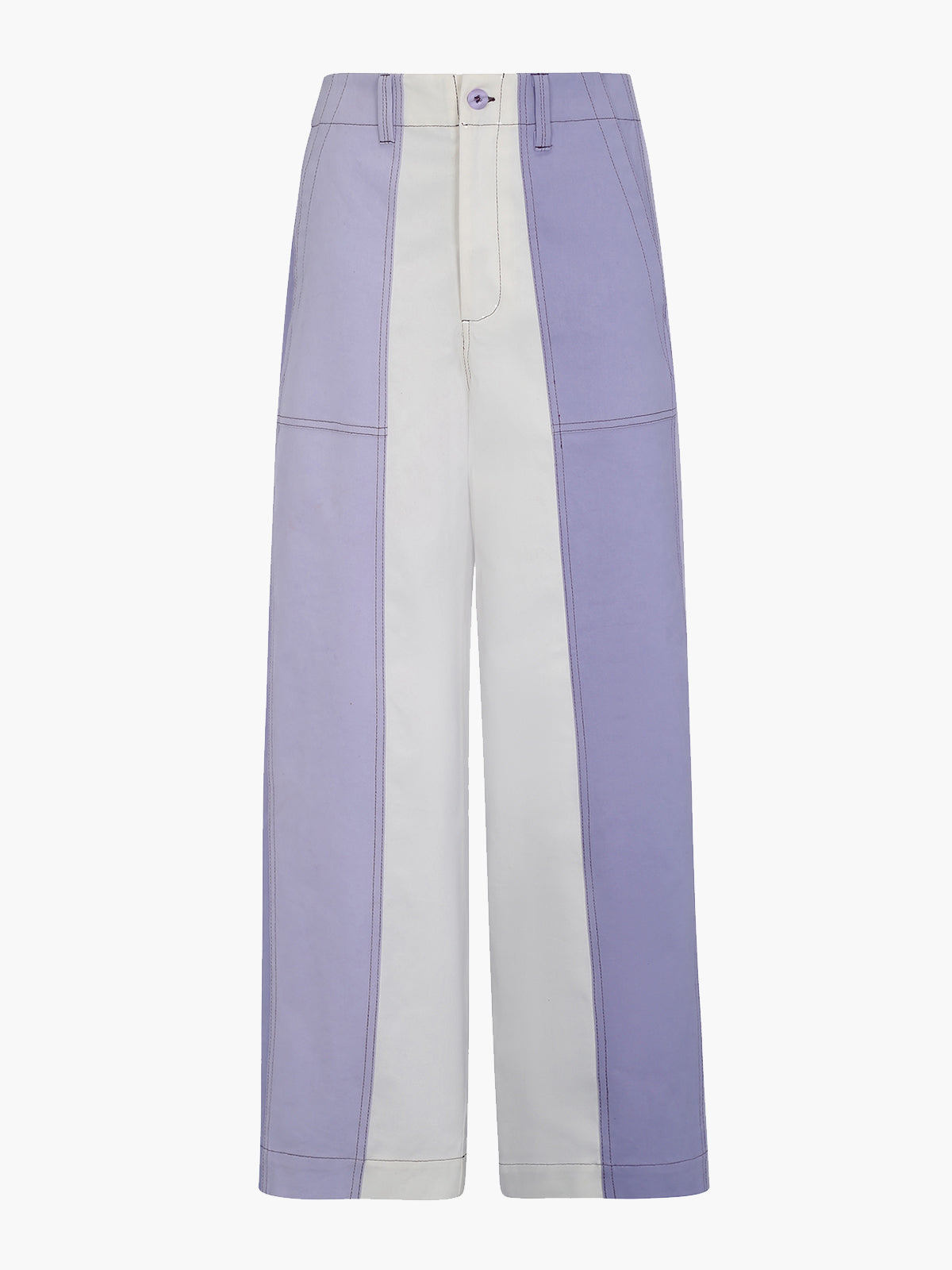 Retablo Pants | Ivory/Lilac Retablo Pants | Ivory/Lilac