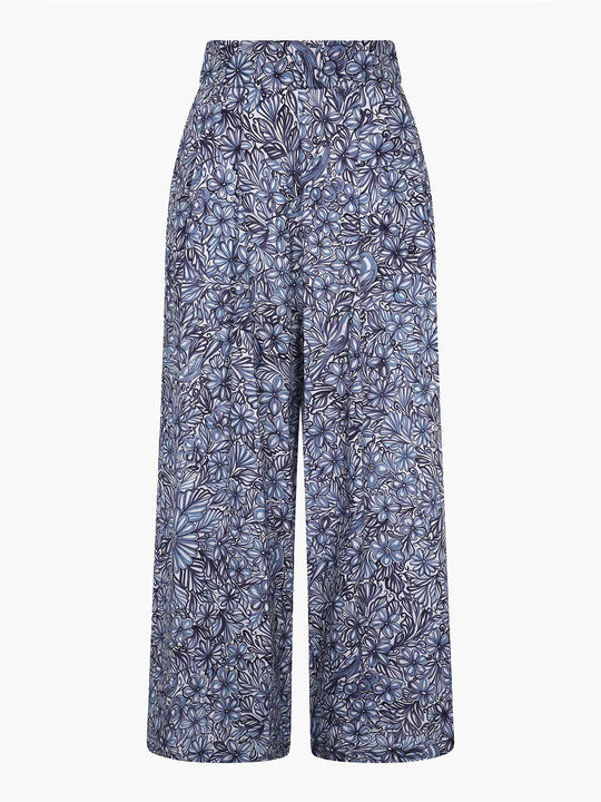 Acasia Pants | Print Blue