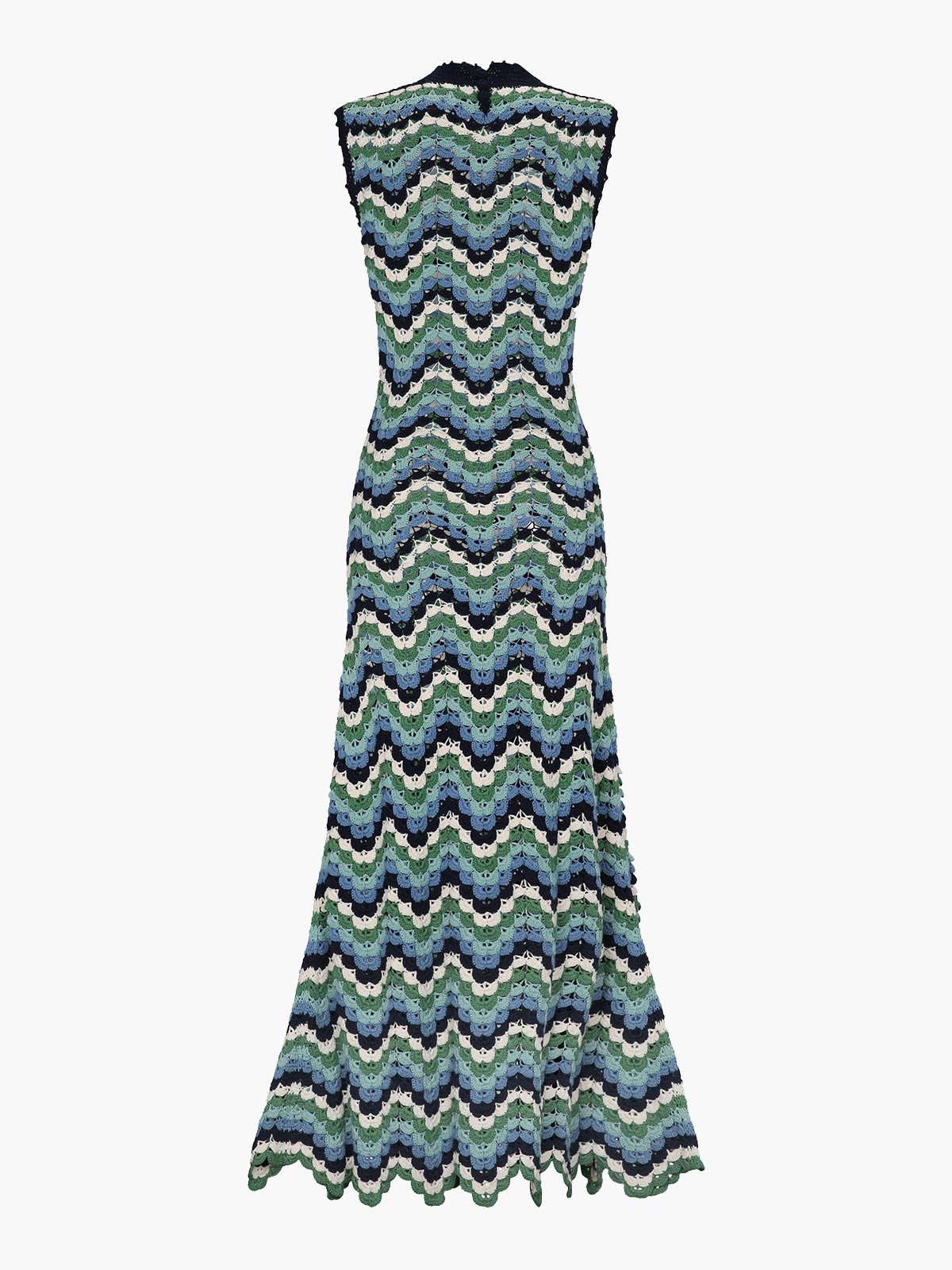 Amazonas Maxi Dress | Mixed Blue Hues