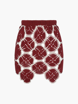 Azucena Skirt | Burgundy Azucena Skirt | Burgundy