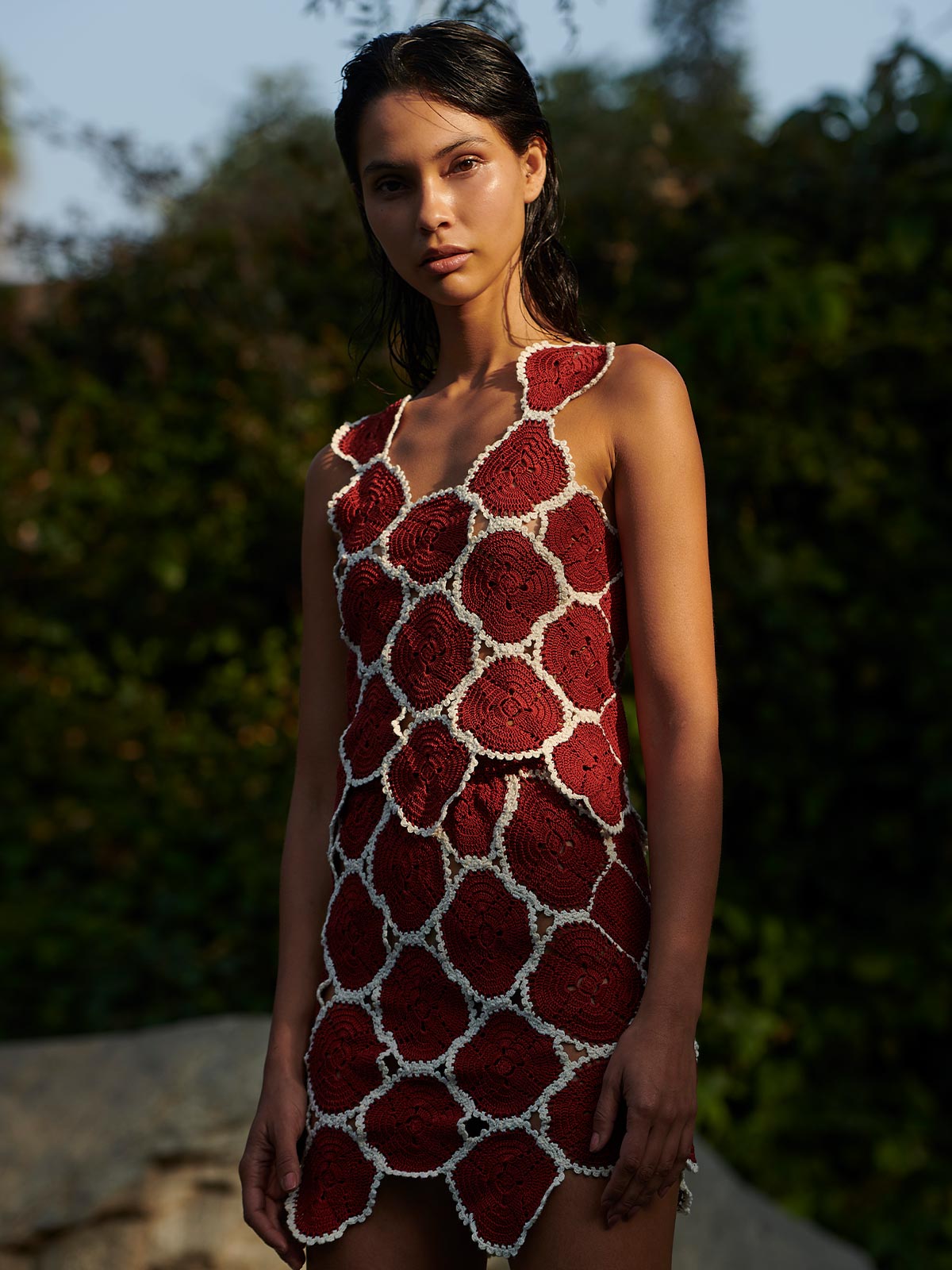 Azucena Skirt | Burgundy Azucena Skirt | Burgundy