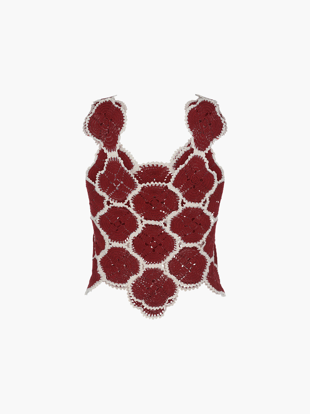 Azucena Top | Burgundy Azucena Top | Burgundy