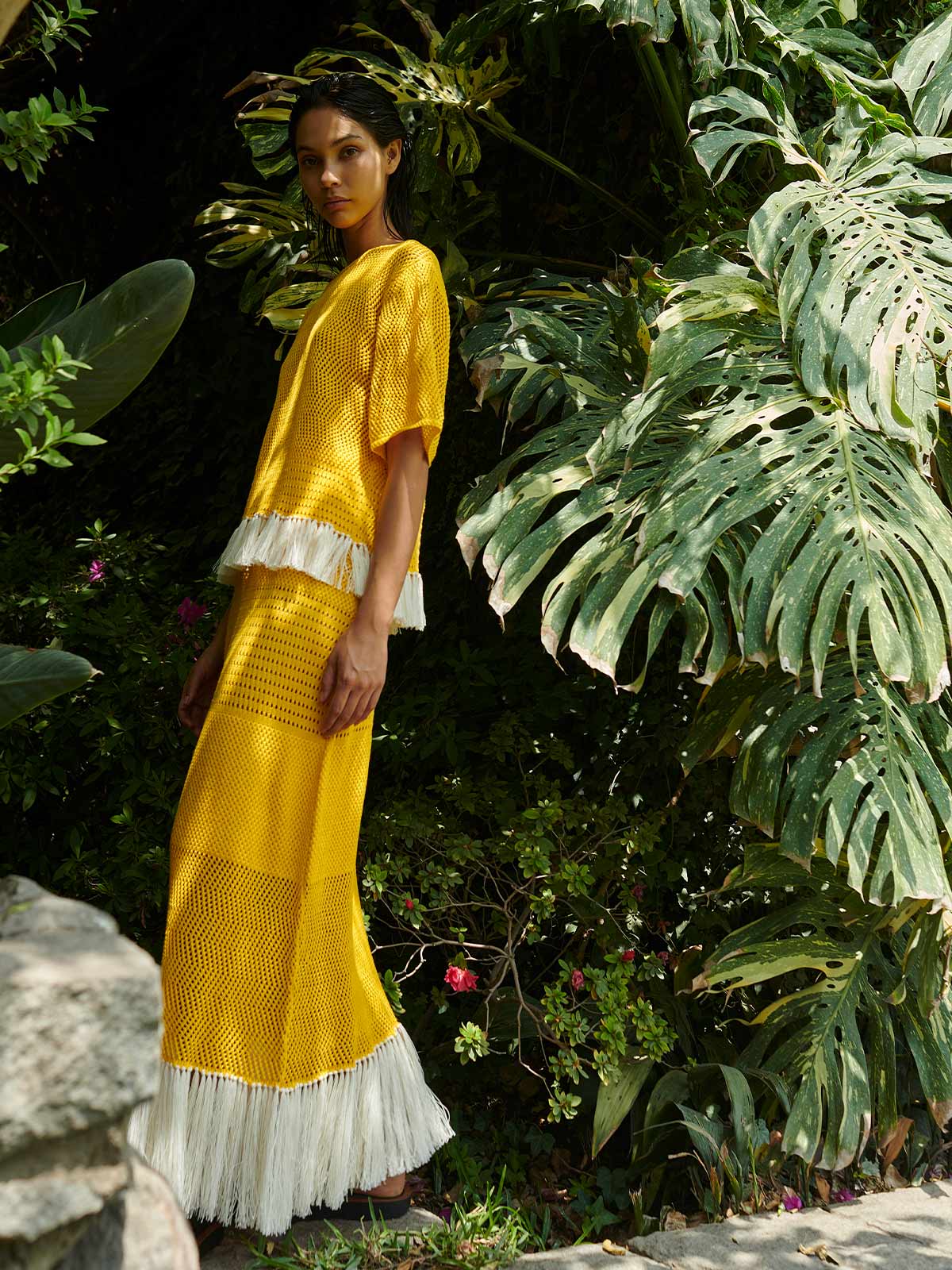 Carisa Skirt | Yellow Carisa Skirt | Yellow