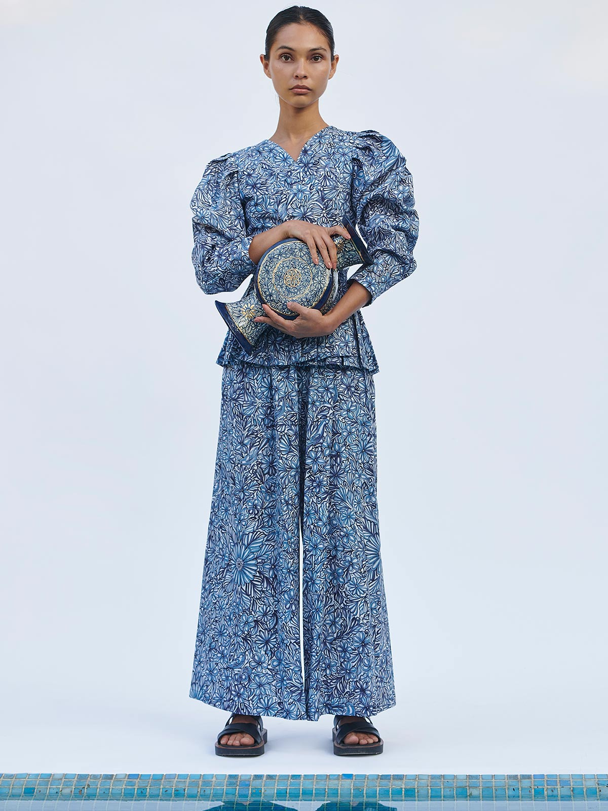 Margarita Top | Print Blue Margarita Top | Print Blue