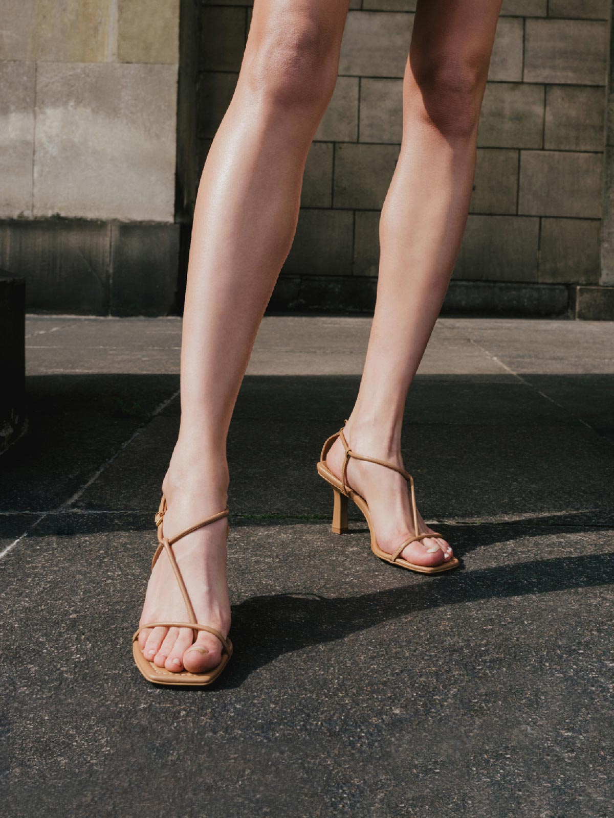 Butterfly Effect - Gold Strappy Heels – DLSB