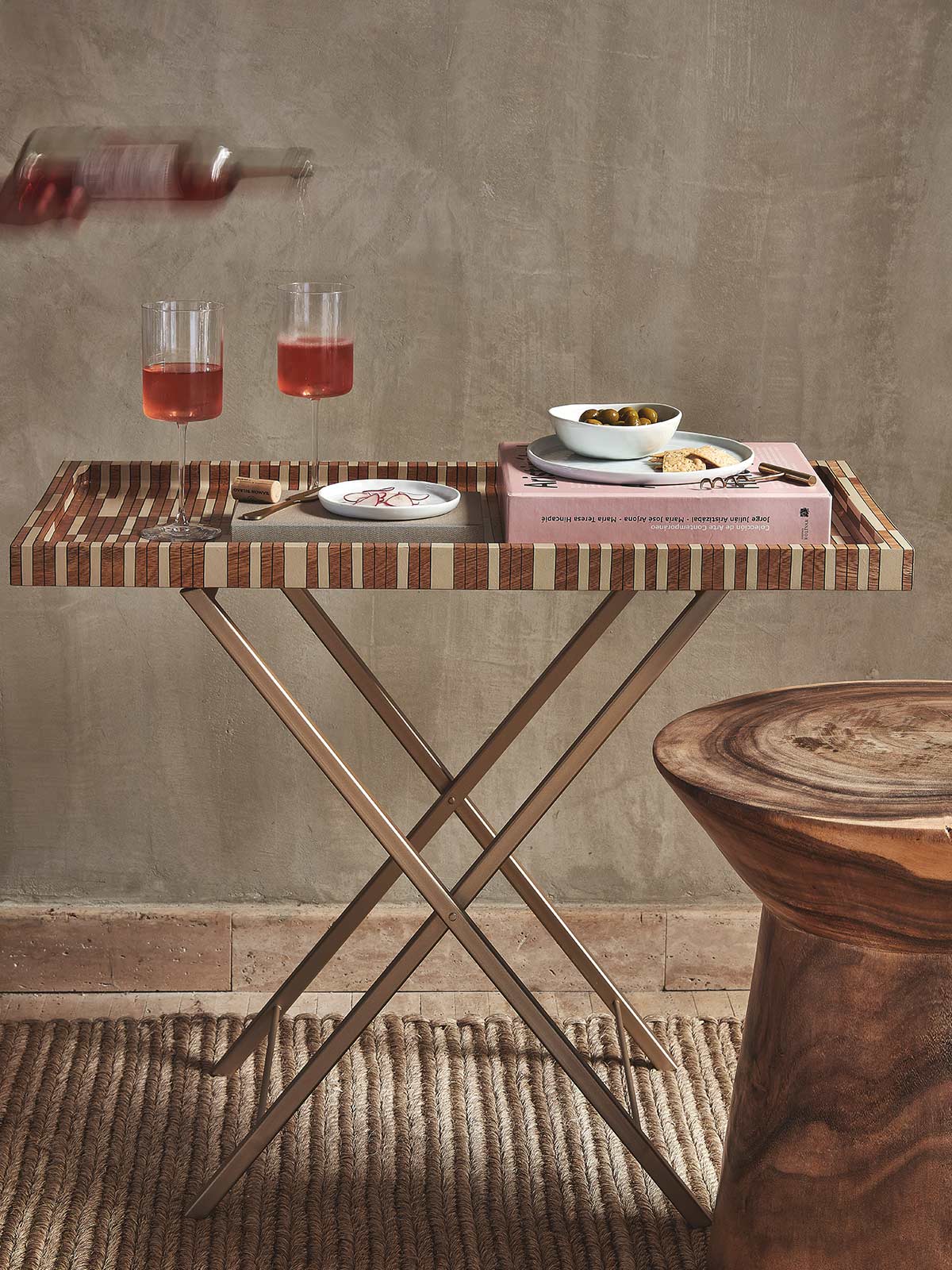 Bar Tray and Table Fashionkind