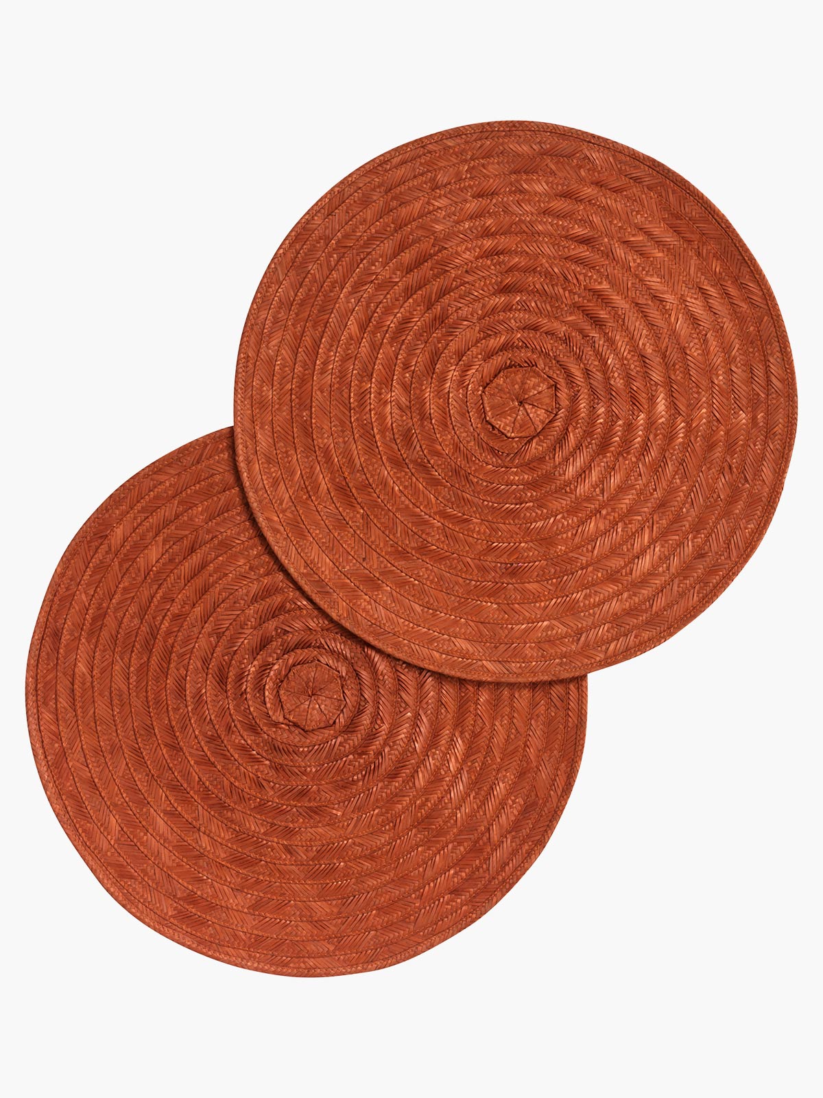 Cana Placemat Set of 4 | Burnt Orange Cana Placemat Set of 4 | Burnt Orange