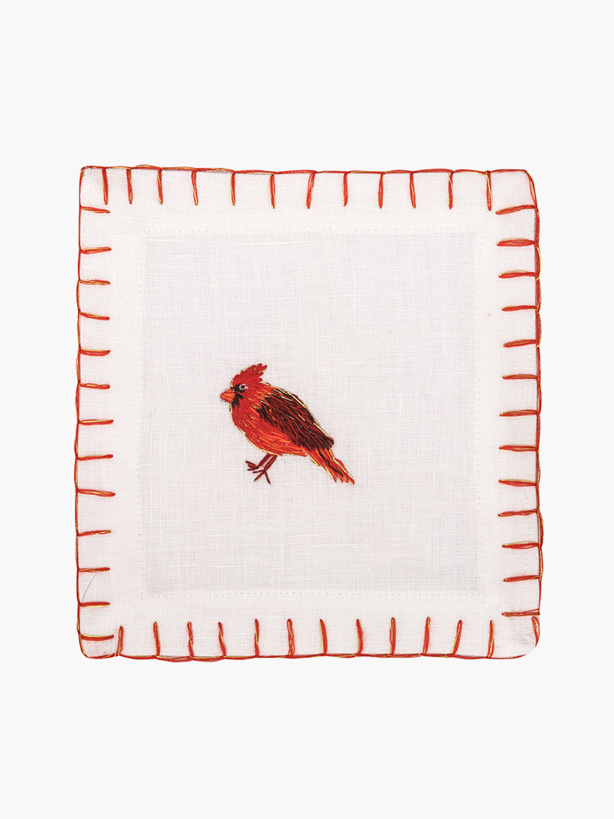 Cocktail Napkin Set of 4 | Parakeet Cocktail Napkin Set of 4 | Parakeet