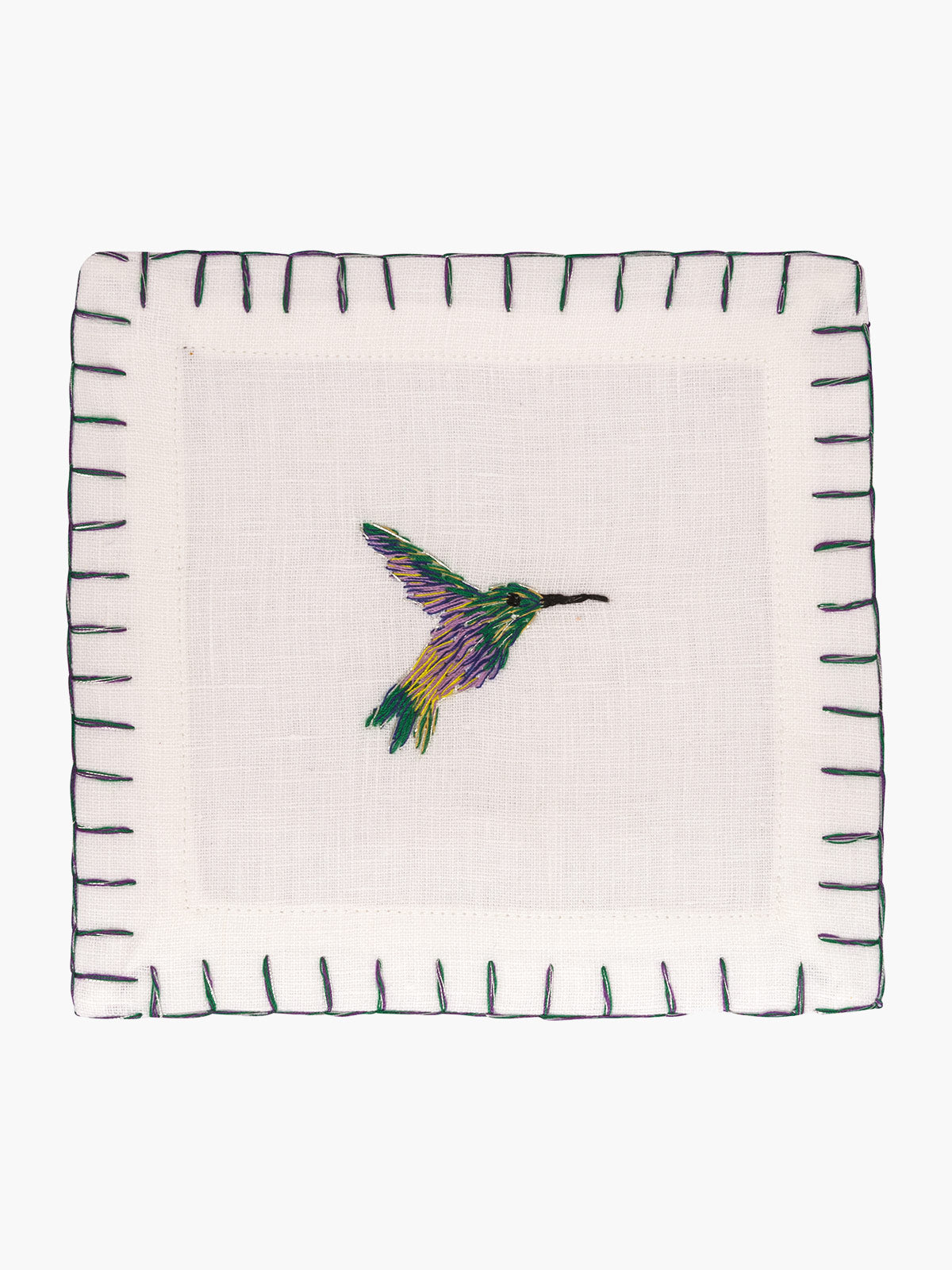 Cocktail Napkin Set of 4 | Parakeet Cocktail Napkin Set of 4 | Parakeet