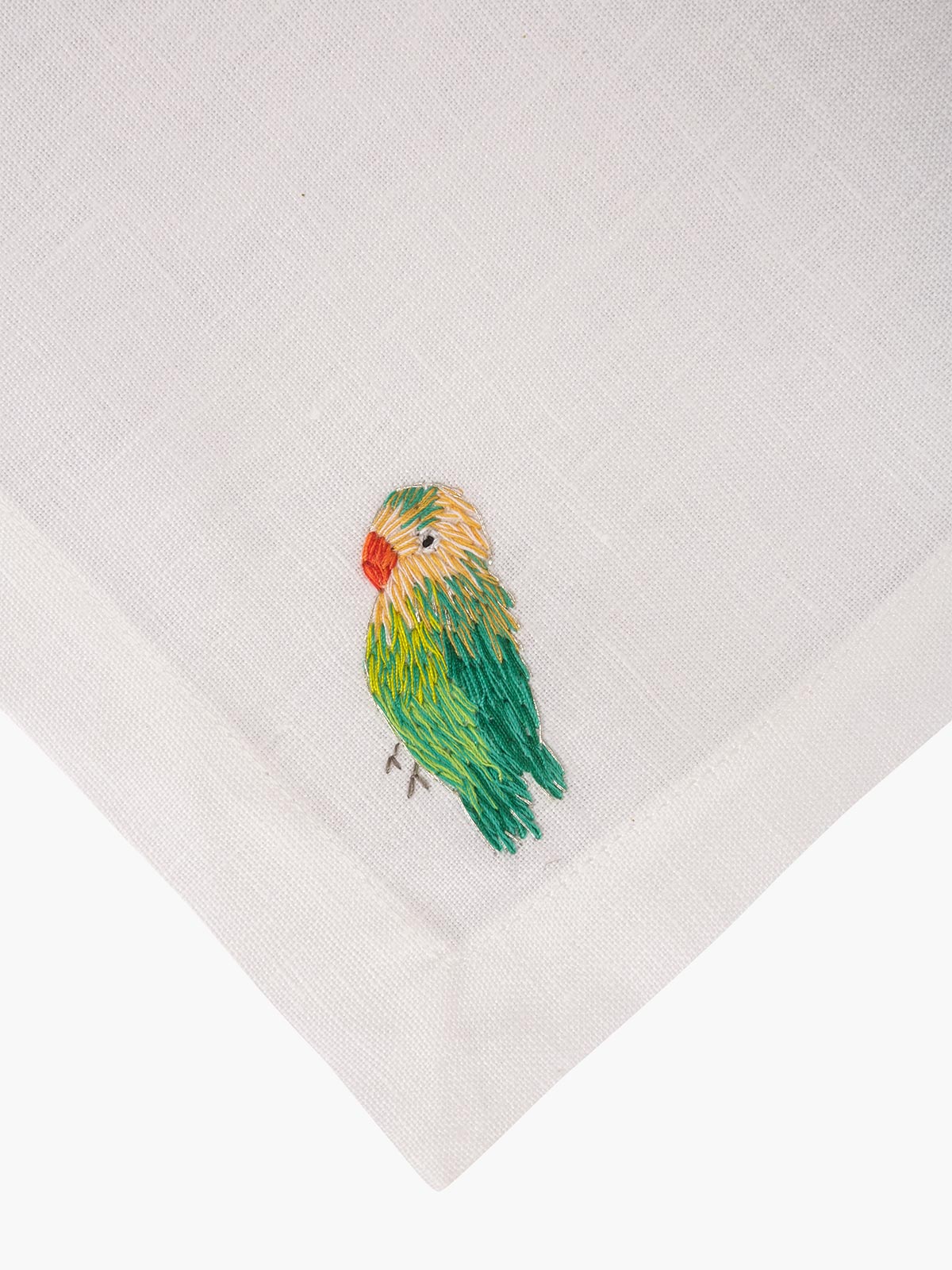 Table Napkins Set of 4 | Parakeet Table Napkins Set of 4 | Parakeet