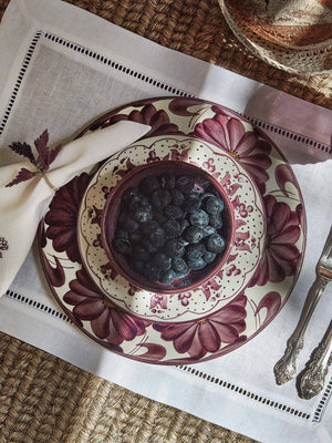 Hand Painted Ceramic Tableware | Aubergine Hand Painted Ceramic Tableware | Aubergine