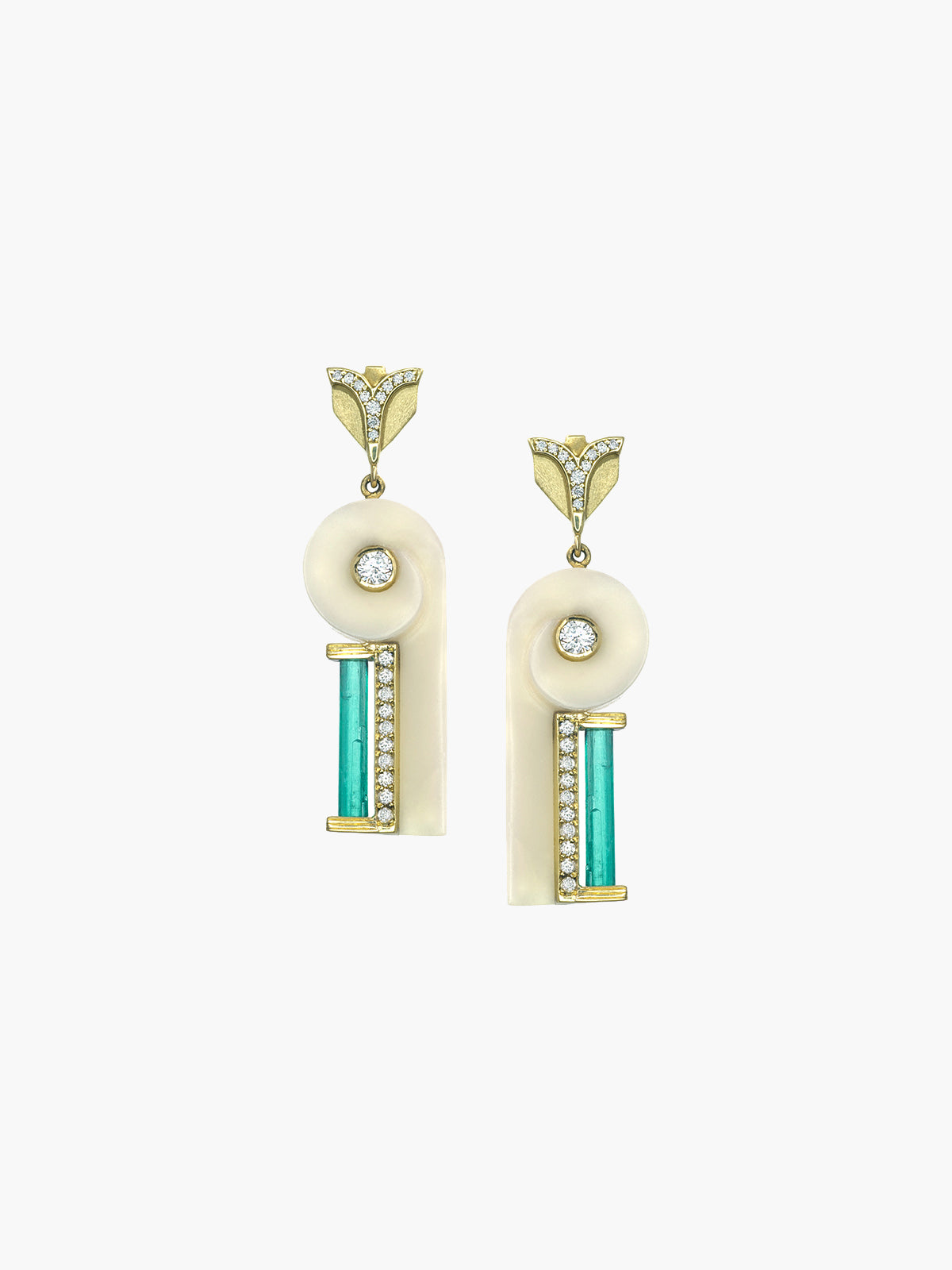 Art D'Eco Motif Earrings Art D'Eco Motif Earrings - Fashionkind