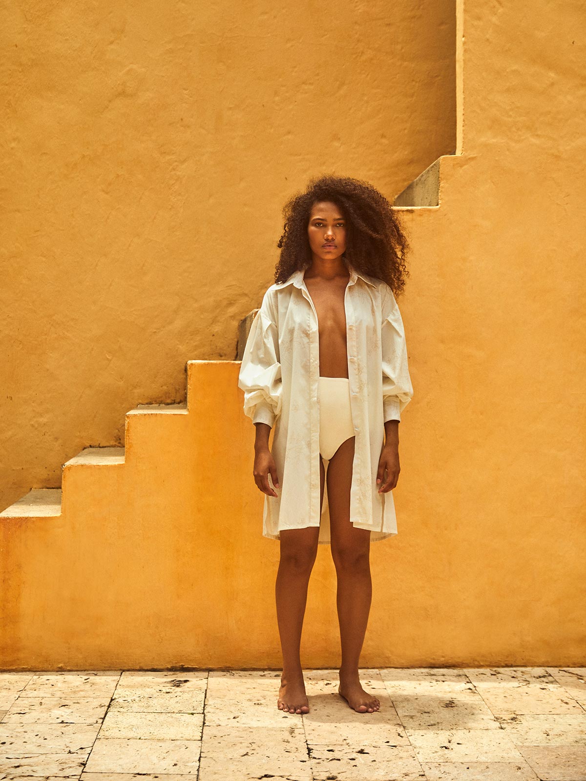 Barnes Cotton Shirt | Ivory Barnes Cotton Shirt | Ivory