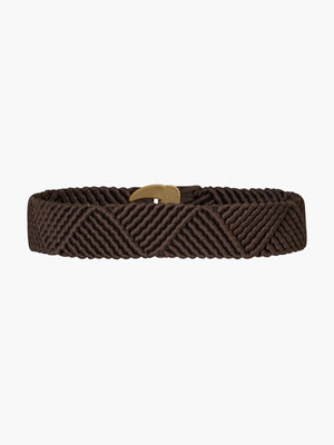 Braided Belt | Cocoa Braided Belt | Cocoa