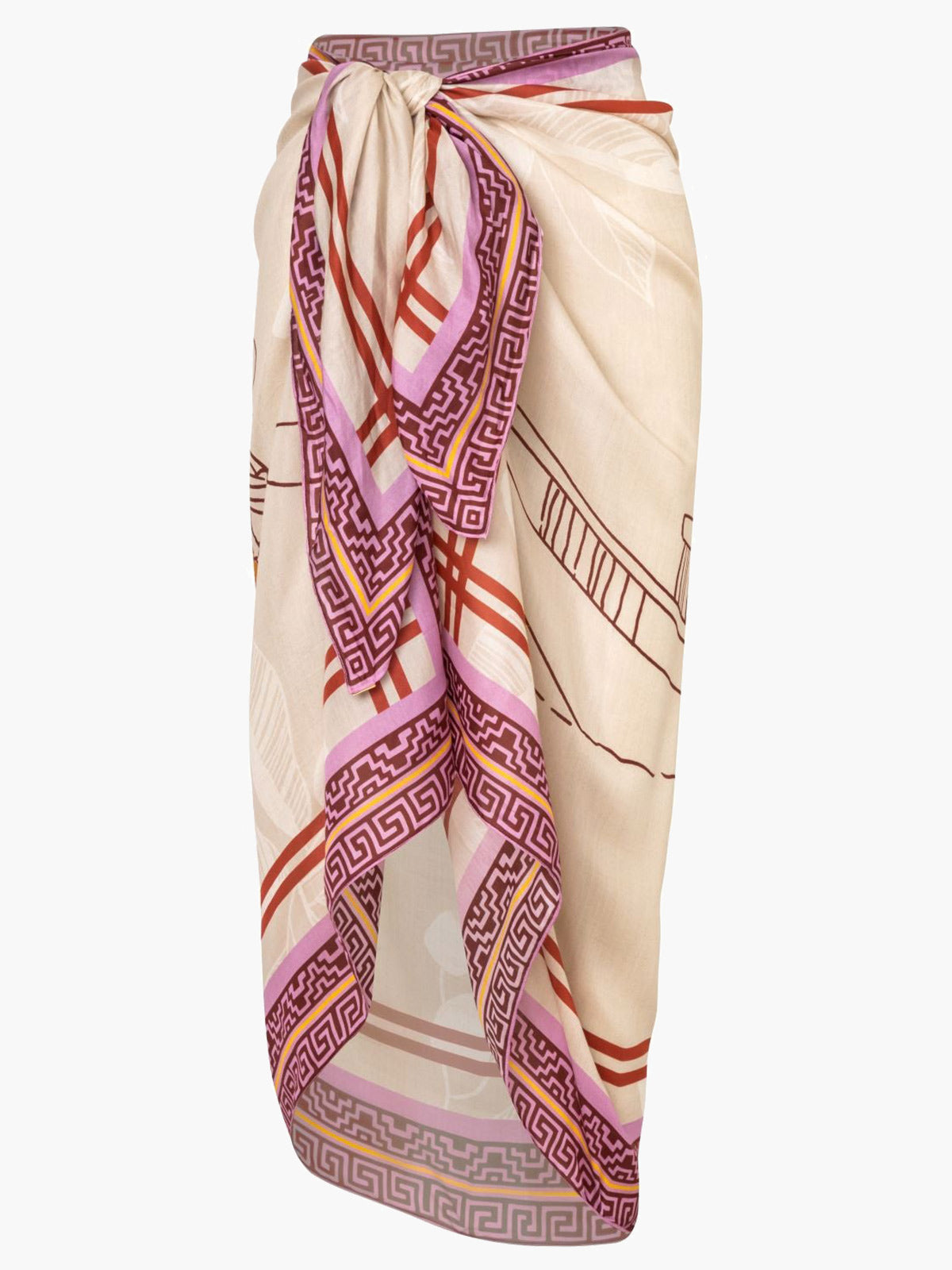 De la Falaise Cotton Silk Sarong | Magento Canoe De la Falaise Cotton Silk Sarong | Magento Canoe
