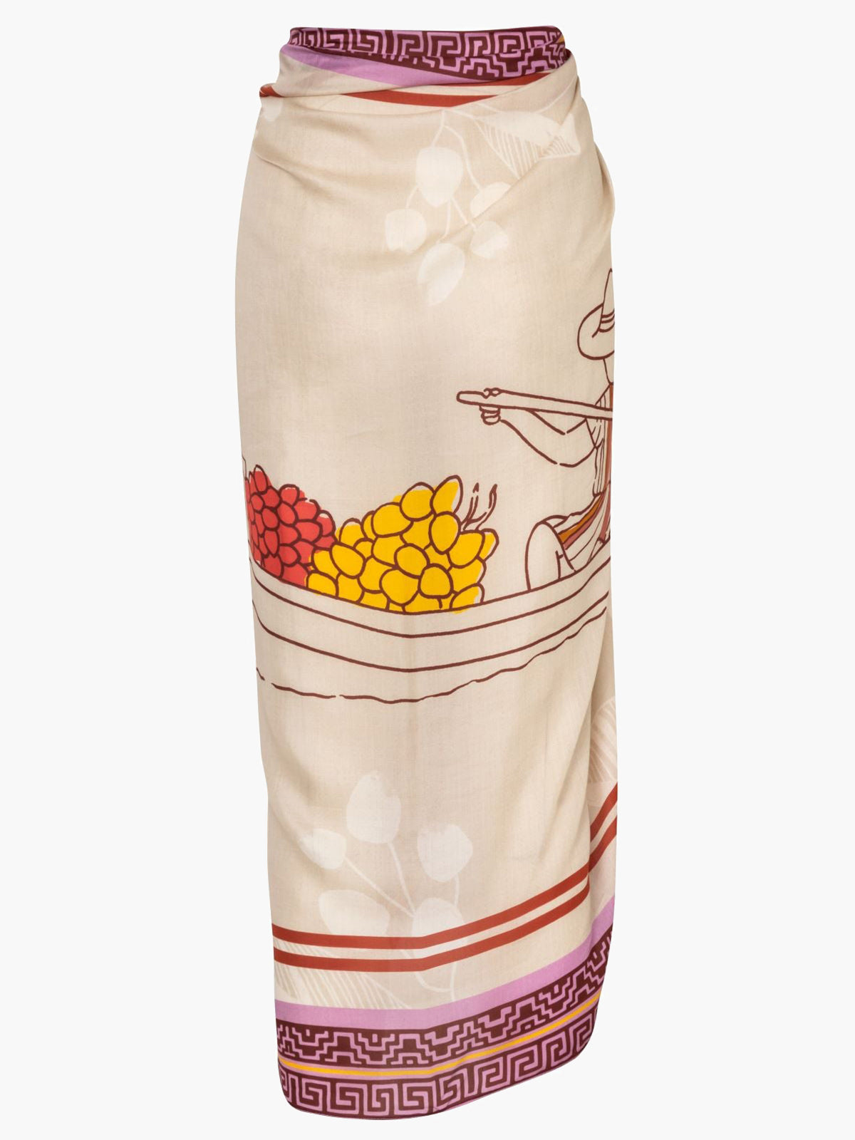 De la Falaise Cotton Silk Sarong | Magento Canoe De la Falaise Cotton Silk Sarong | Magento Canoe