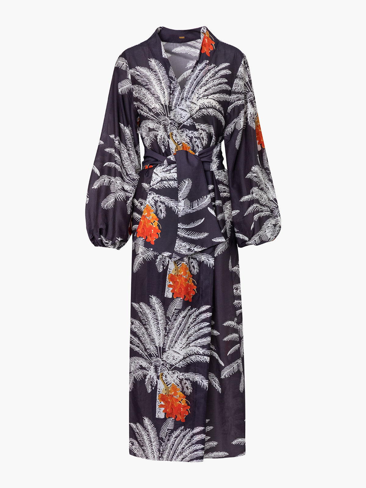 Hojarasca Cotton Silk Maxi Dress | Black Palms Hojarasca Cotton Silk Maxi Dress | Black Palms
