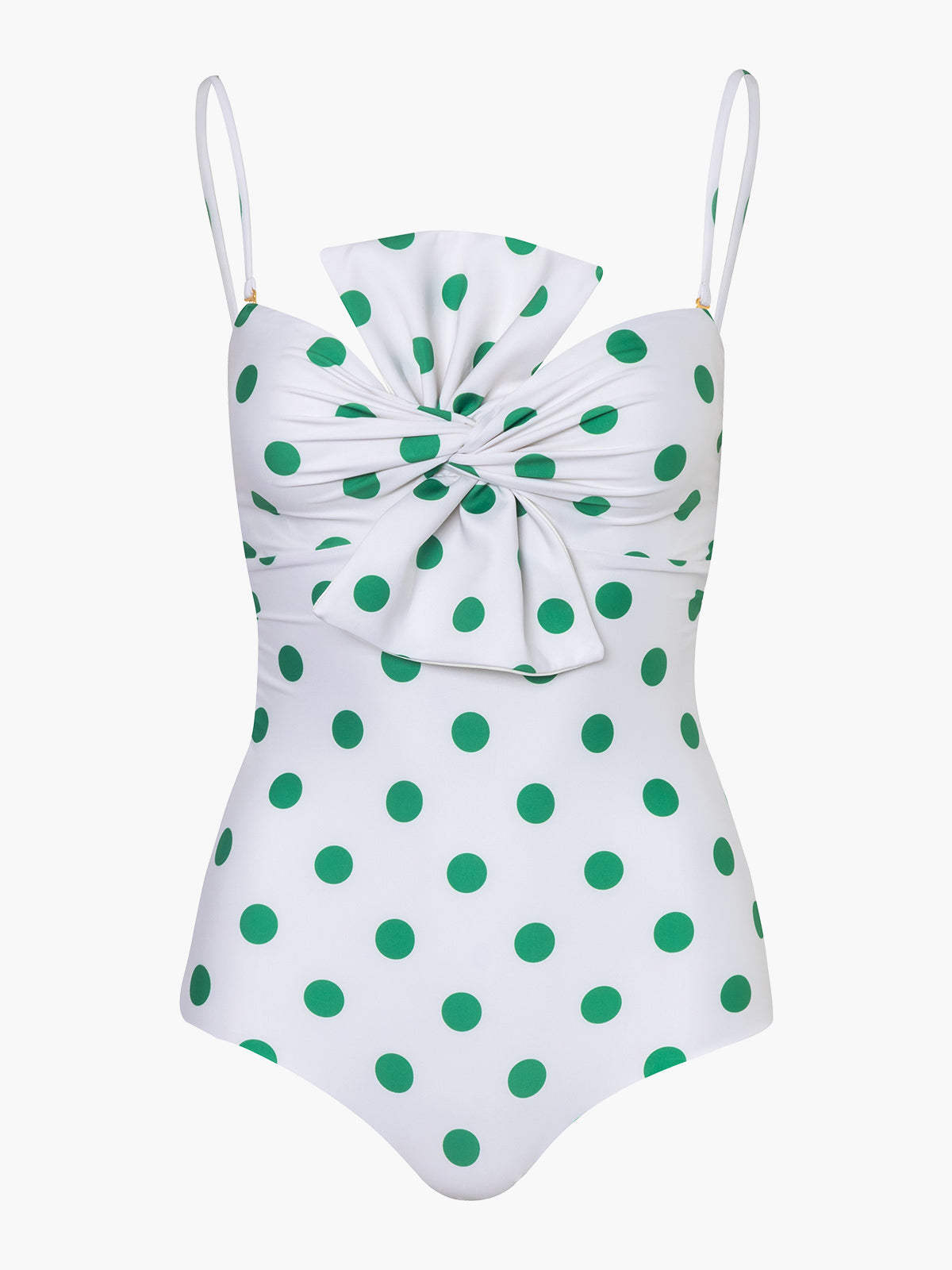 Malaga One Piece | Green Polka/Ivory Malaga One Piece | Green Polka/Ivory