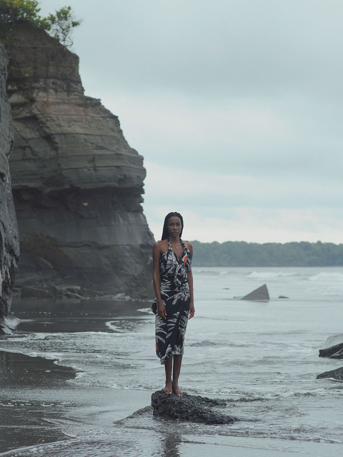 Mapara Cotton Silk Sarong Skirt | Black Palms Mapara Cotton Silk Sarong Skirt | Black Palms