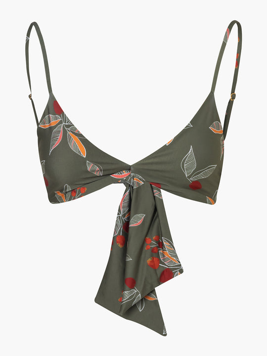 Pacifico Top | Olive Chontaduro/Orange