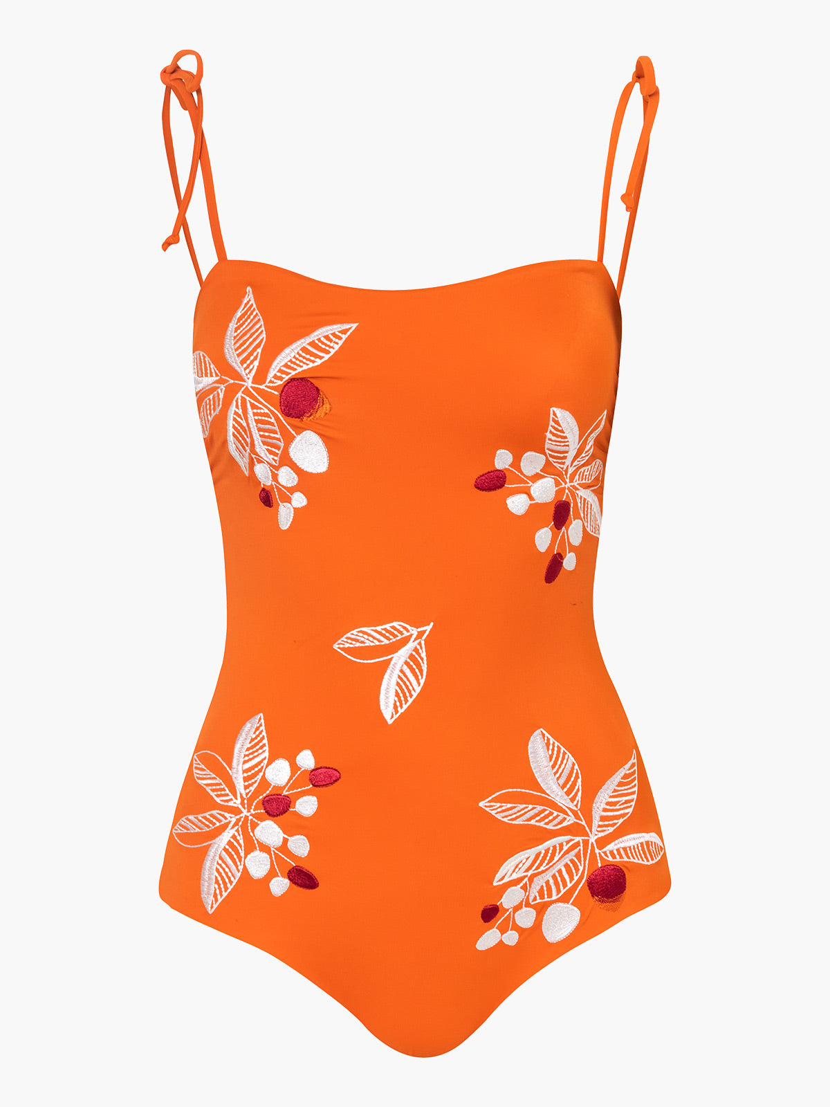 San Juan One Piece Embroidered | Orange San Juan One Piece Embroidered | Orange