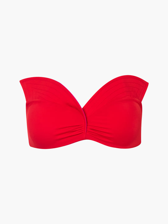 Victoria Top | Fuchsia/Red