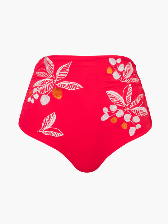 Victoria Vintage Bottom Embroidered | Salmon