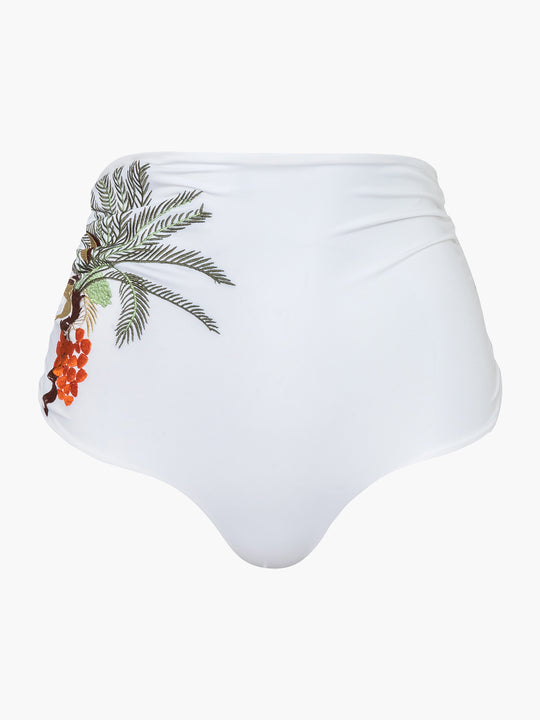 Victoria Vintage Bottom Embroidered | White