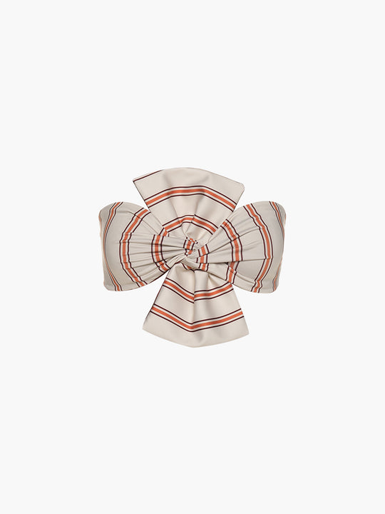 Albatross Top | Orange Stripes/Wine