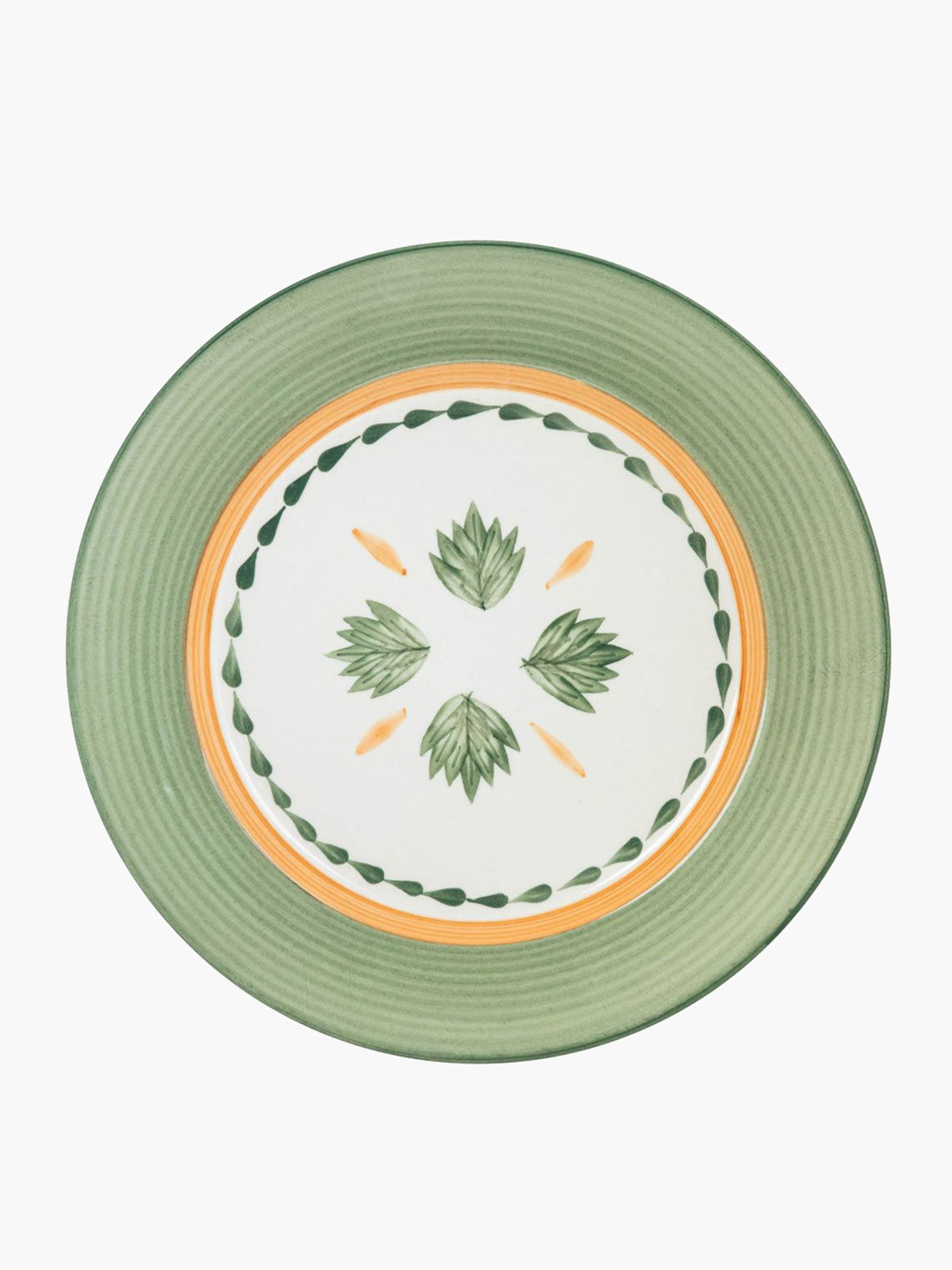 Hand Painted Dinner Plate | Hoja de Pan Hand Painted Dinner Plate | Hoja de Pan